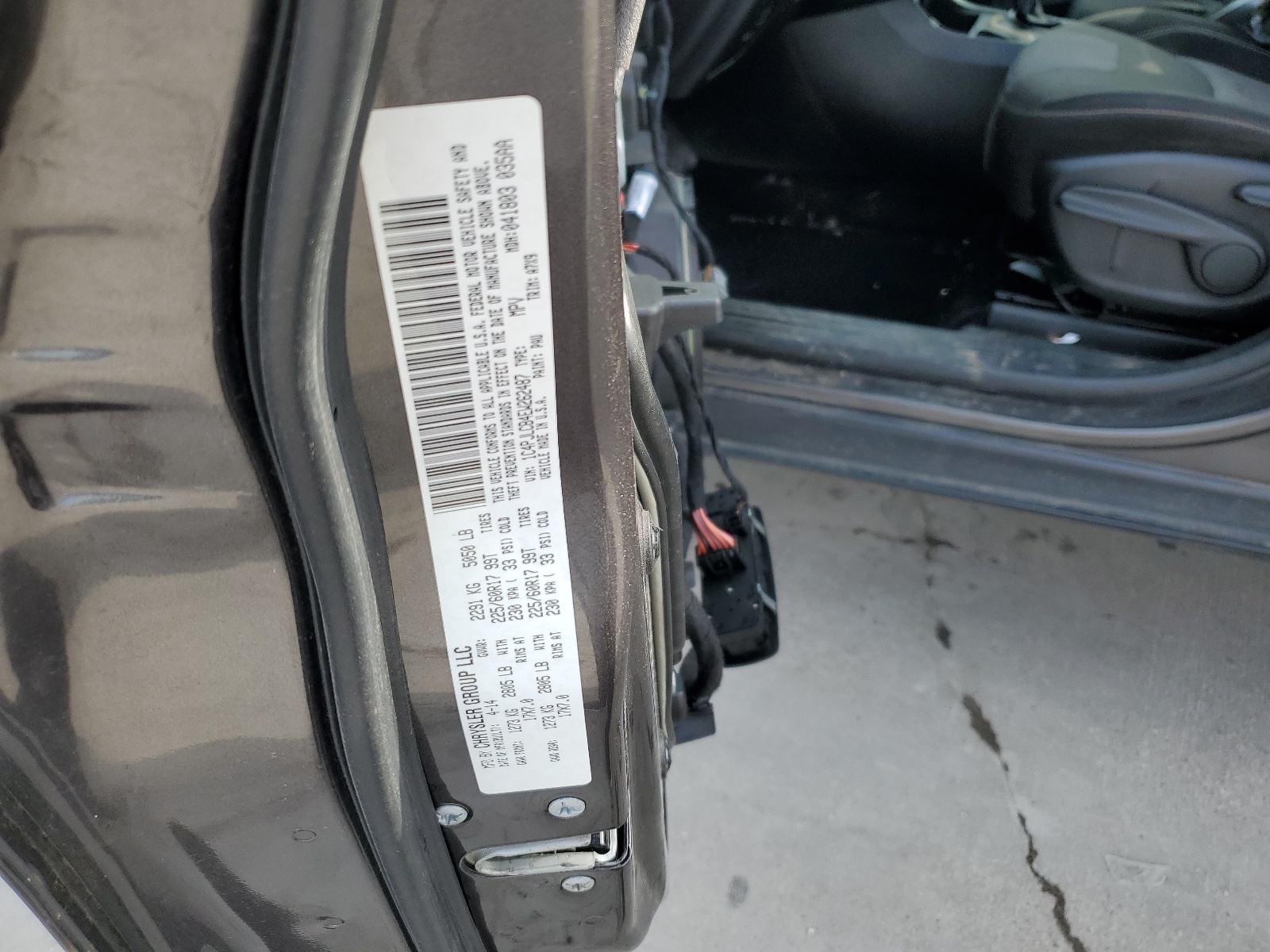 1C4PJLCB4EW262487 2014 Jeep Cherokee Latitude