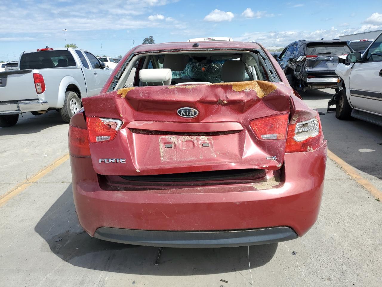 2010 Kia Forte Ex VIN: KNAFU4A20A5308258 Lot: 52397604