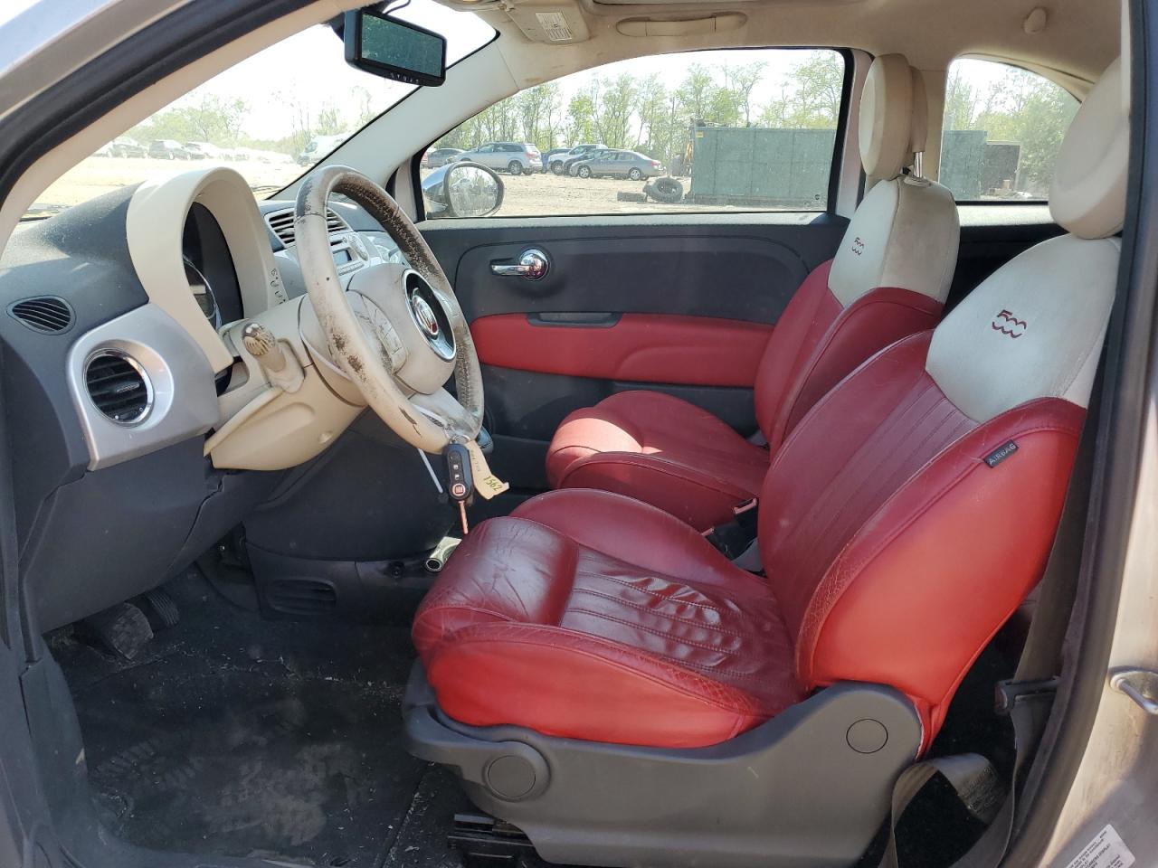 2013 Fiat 500 Lounge VIN: 3C3CFFCR9DT743102 Lot: 52425434