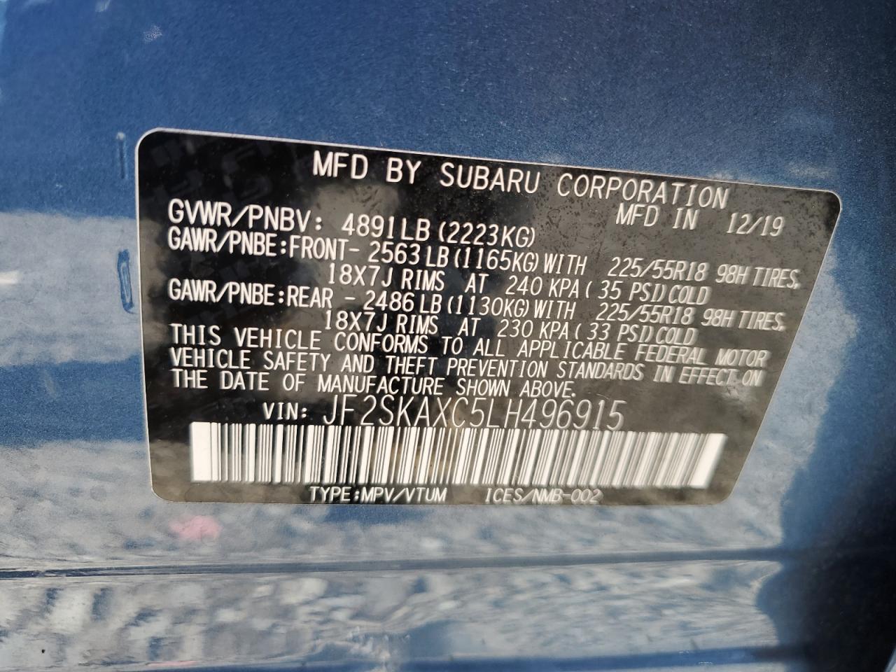 2020 Subaru Forester - Image 13