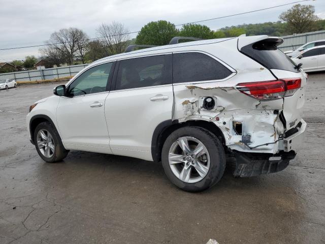  TOYOTA HIGHLANDER 2017 Білий