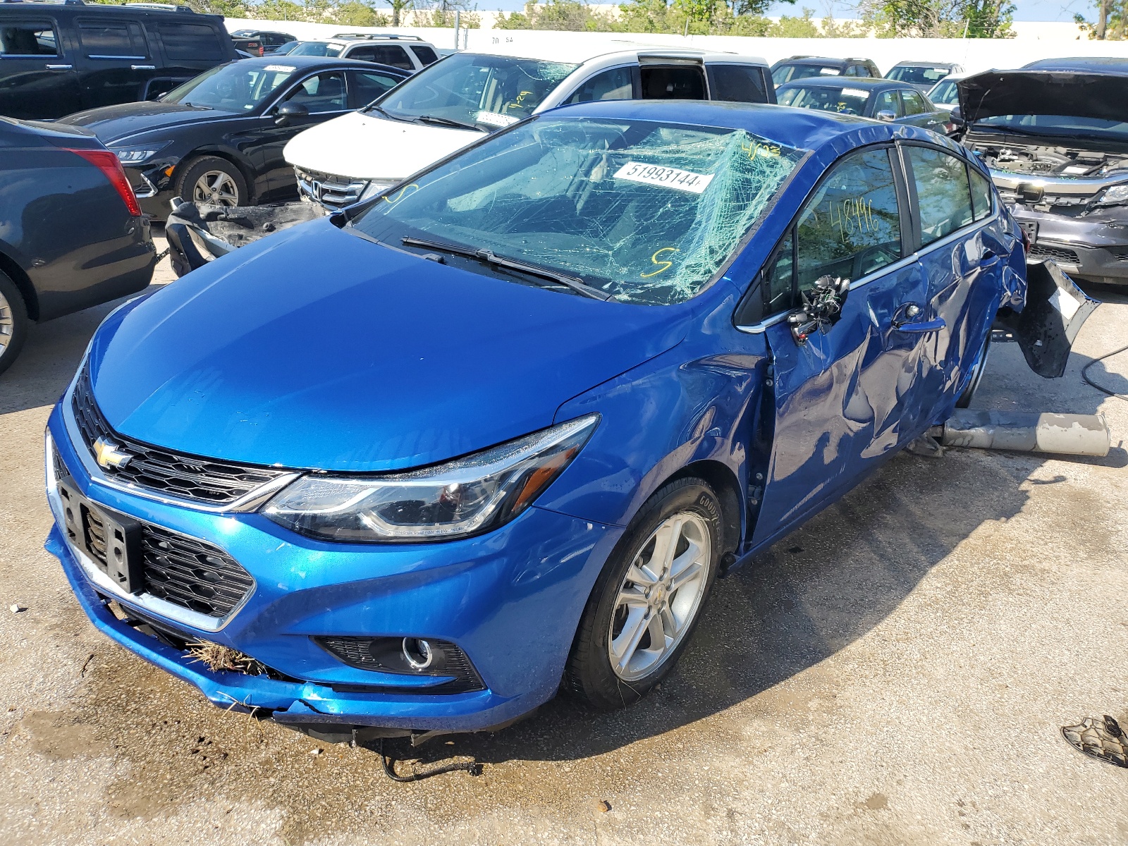 2018 Chevrolet Cruze Lt vin: 3G1BE6SM7JS593114