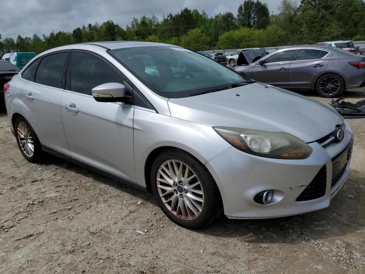 2014 Ford Focus Titanium VIN: 1FADP3J25EL227209 Lot: 50496594