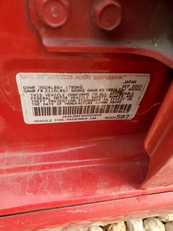 2004 Mitsubishi Lancer - Image 12