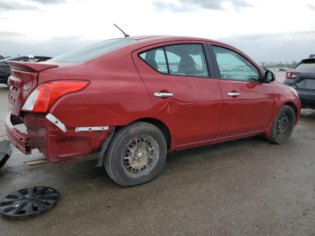 Sedans NISSAN VERSA 2013 Red