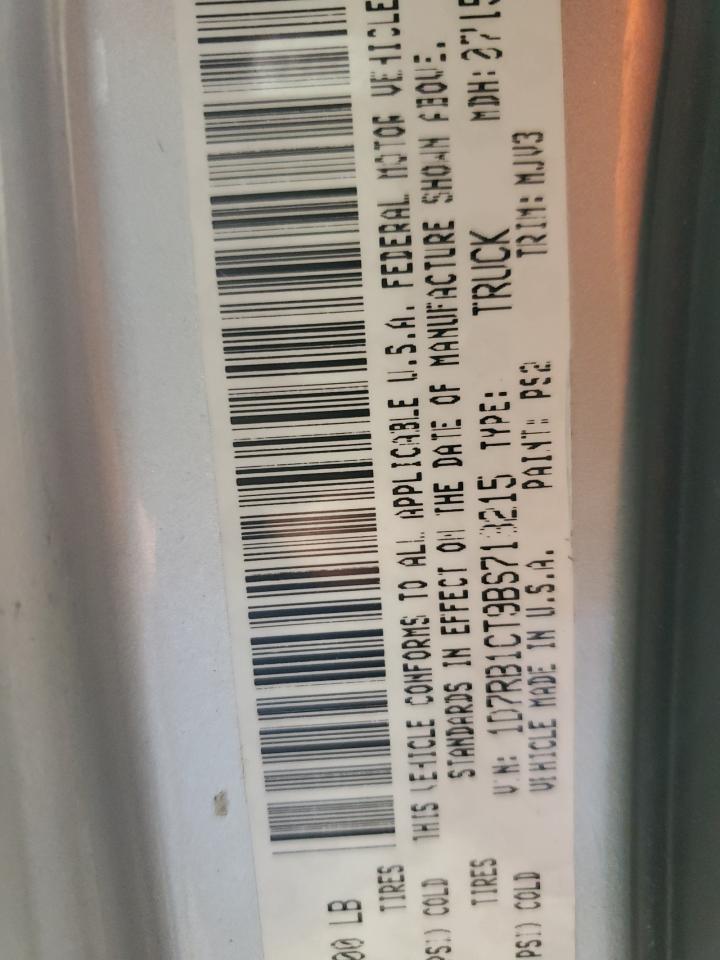 2011 Dodge Ram 1500 VIN: 1D7RB1CT9BS713215 Lot: 48988244