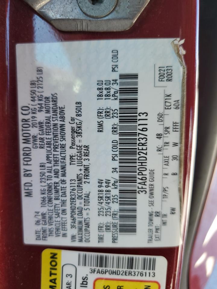 2014 Ford Fusion - Image 12