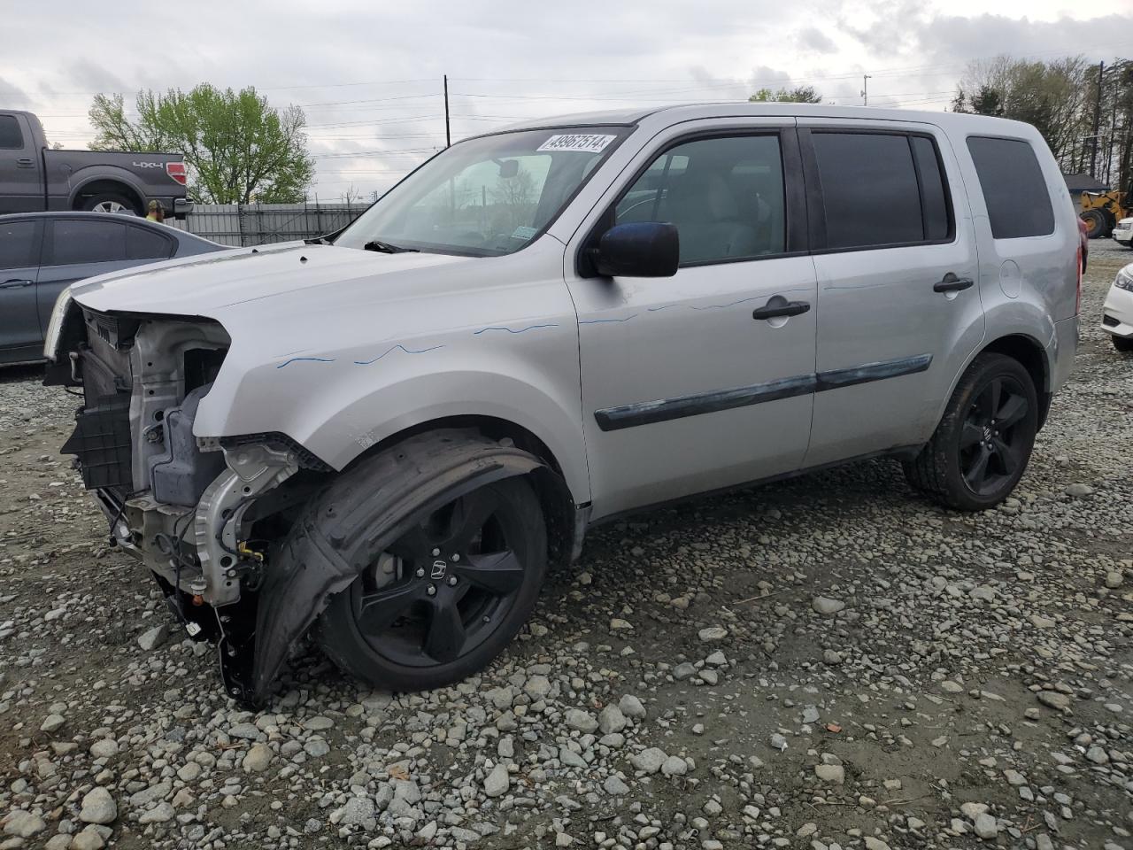 2012 Honda Pilot Lx VIN: 5FNYF3H26CB010644 Lot: 49967514