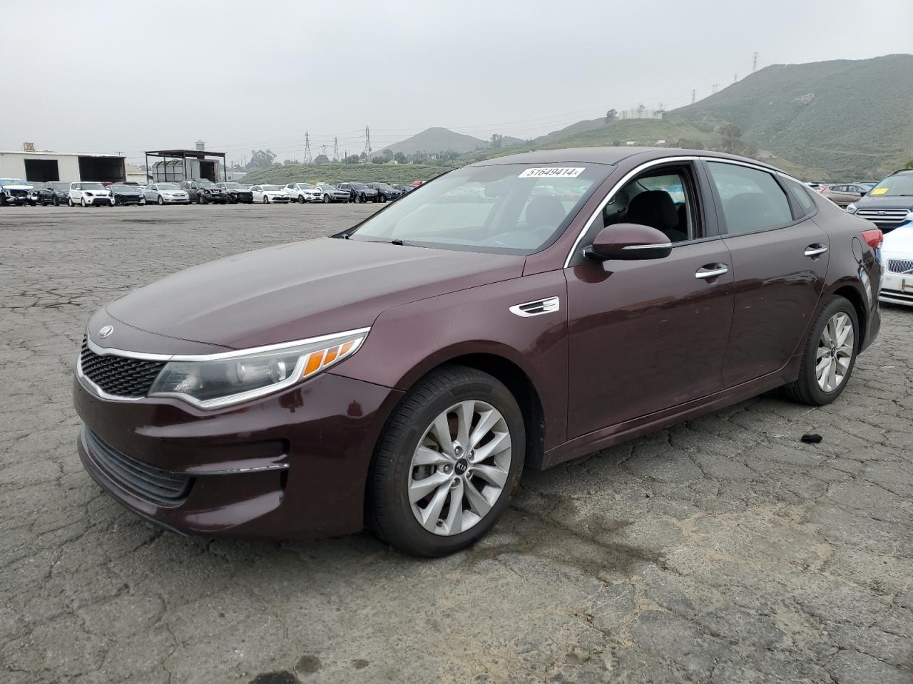 2017 Kia Optima Lx VIN: 5XXGT4L34HG173811 Lot: 51649414