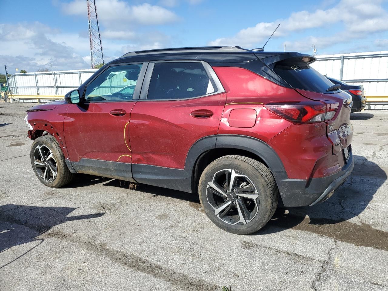 2022 Chevrolet Trailblazer Rs VIN: KL79MTSL6NB098612 Lot: 51126834