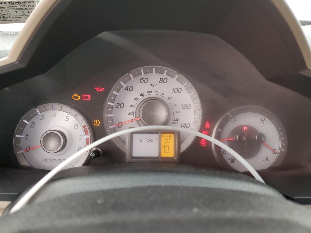 2009 Honda Pilot Exl VIN: 5FNYF48509B038707 Lot: 51226264