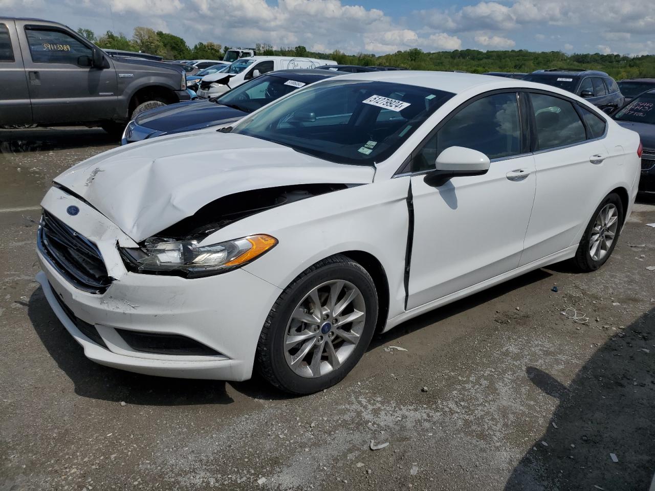 2017 Ford Fusion Se VIN: 3FA6P0HD7HR307034 Lot: 51279924