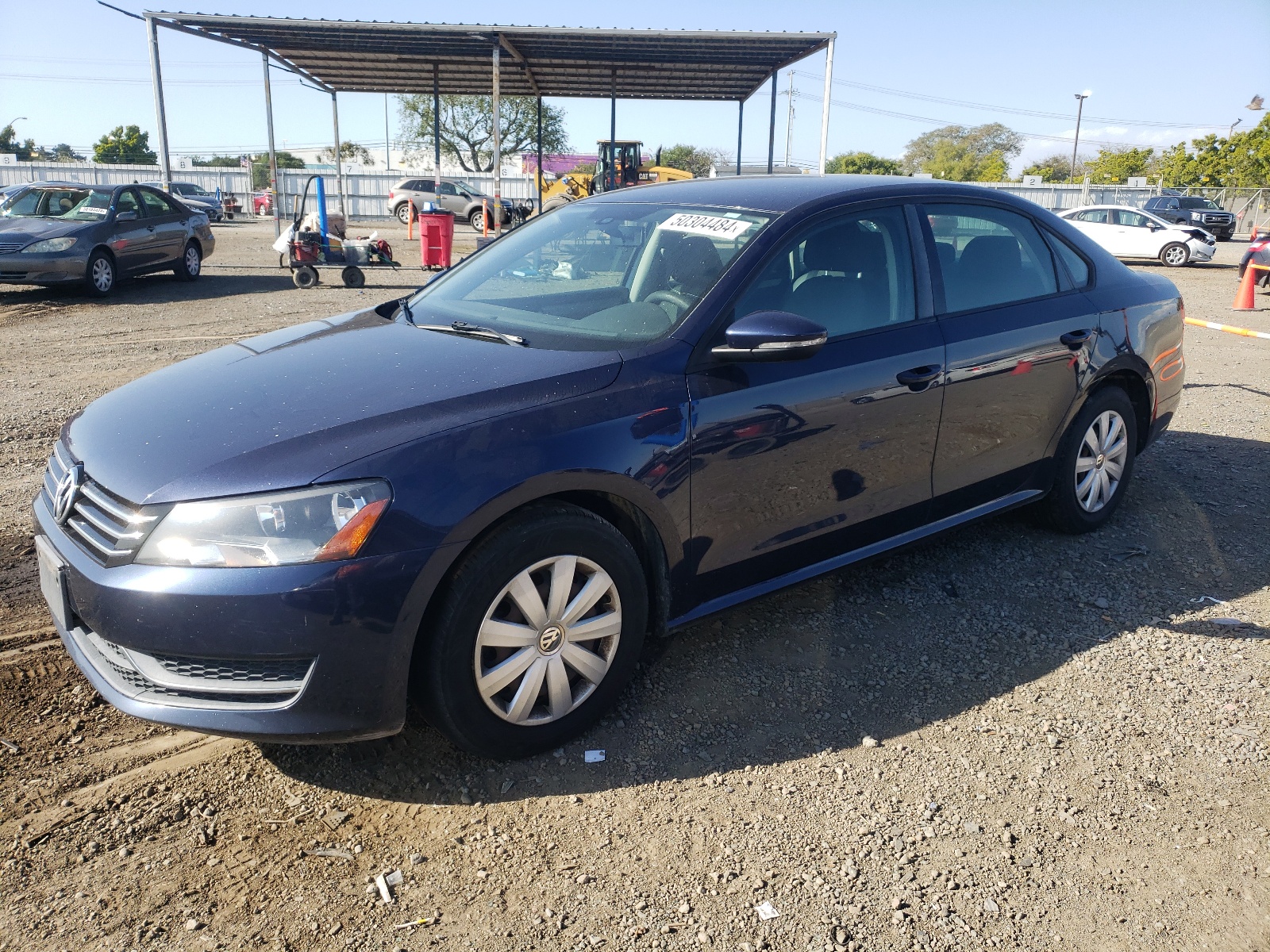 2012 Volkswagen Passat S vin: 1VWAP7A37CC017945