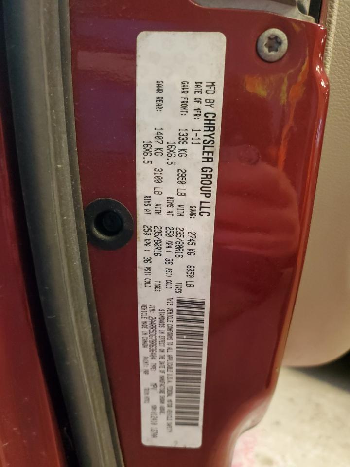 2011 Chrysler Town & Country Touring VIN: 2A4RR5DG7BR636404 Lot: 49172924