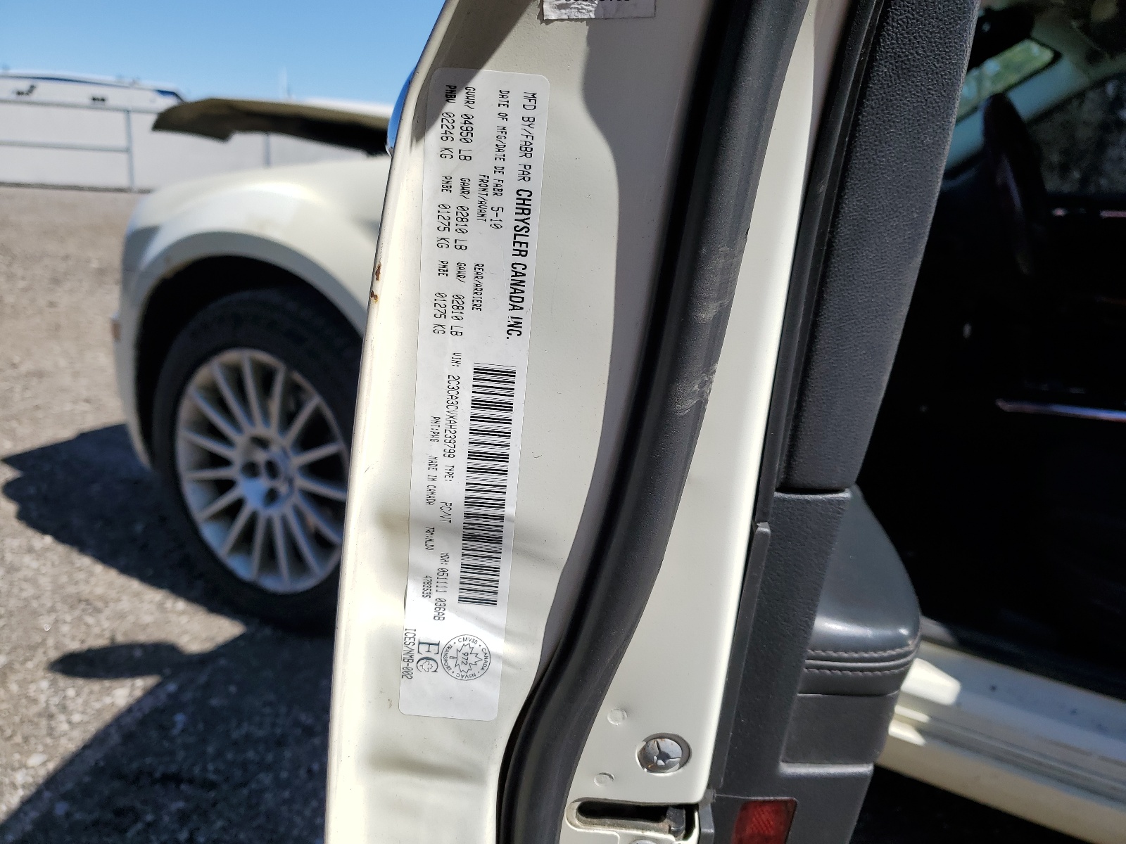 2C3CA3CVXAH239799 2010 Chrysler 300 Limited