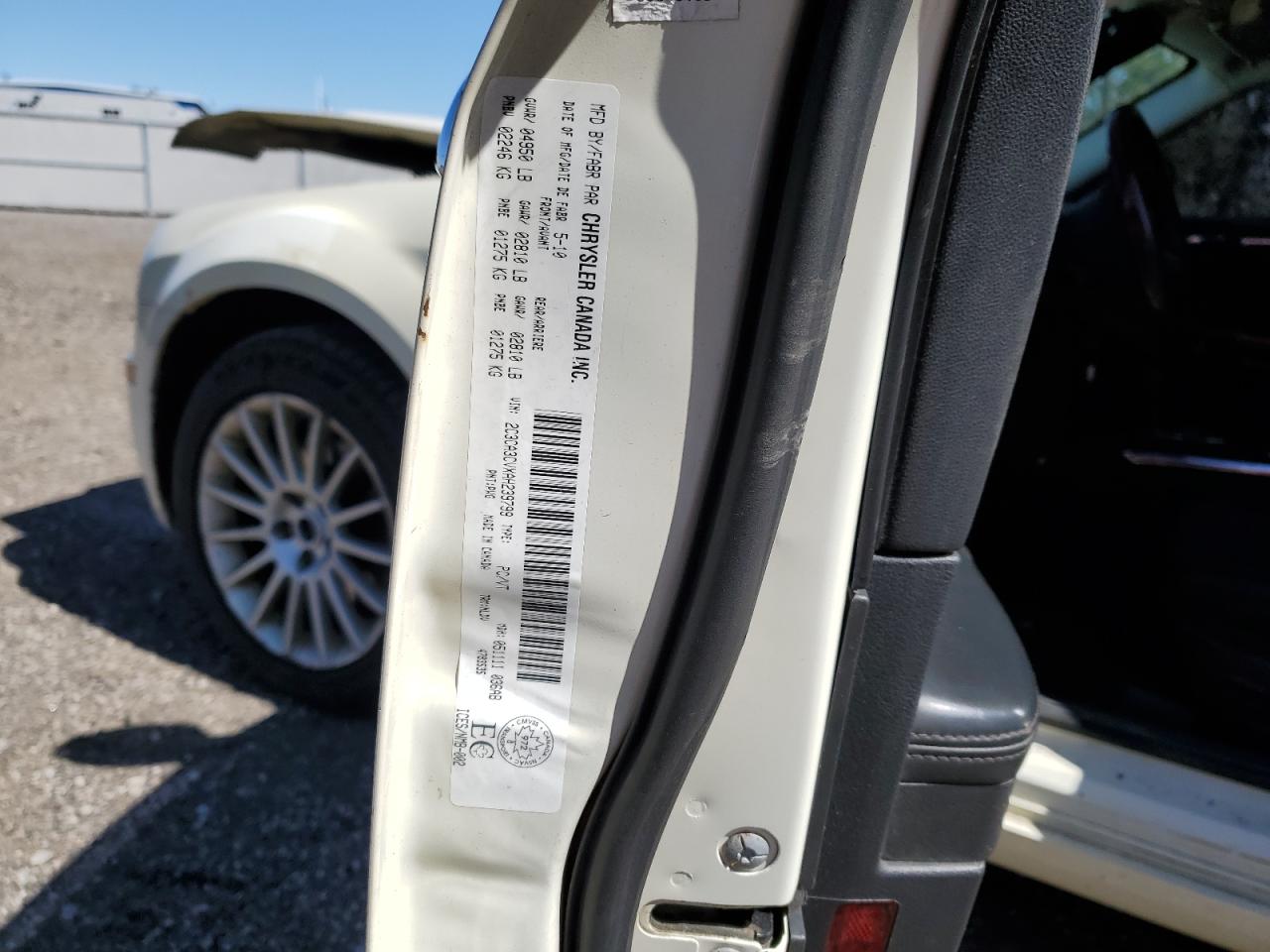 2010 Chrysler 300 Limited VIN: 2C3CA3CVXAH239799 Lot: 51401714