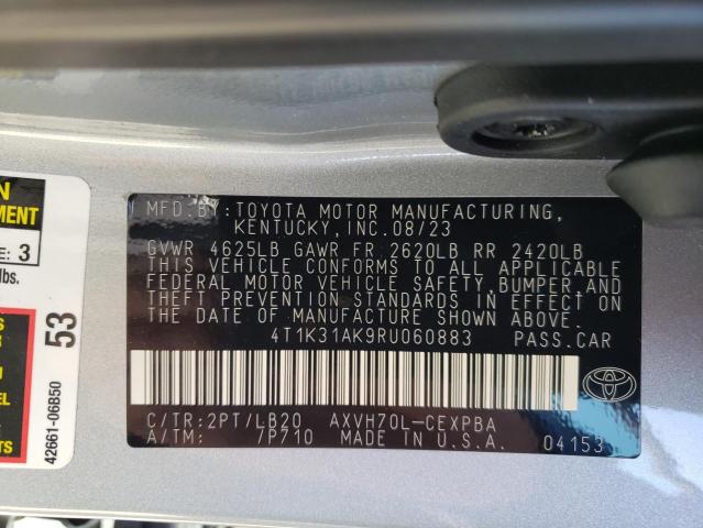 4T1K31AK9RU060883 | 2024 Toyota camry xse