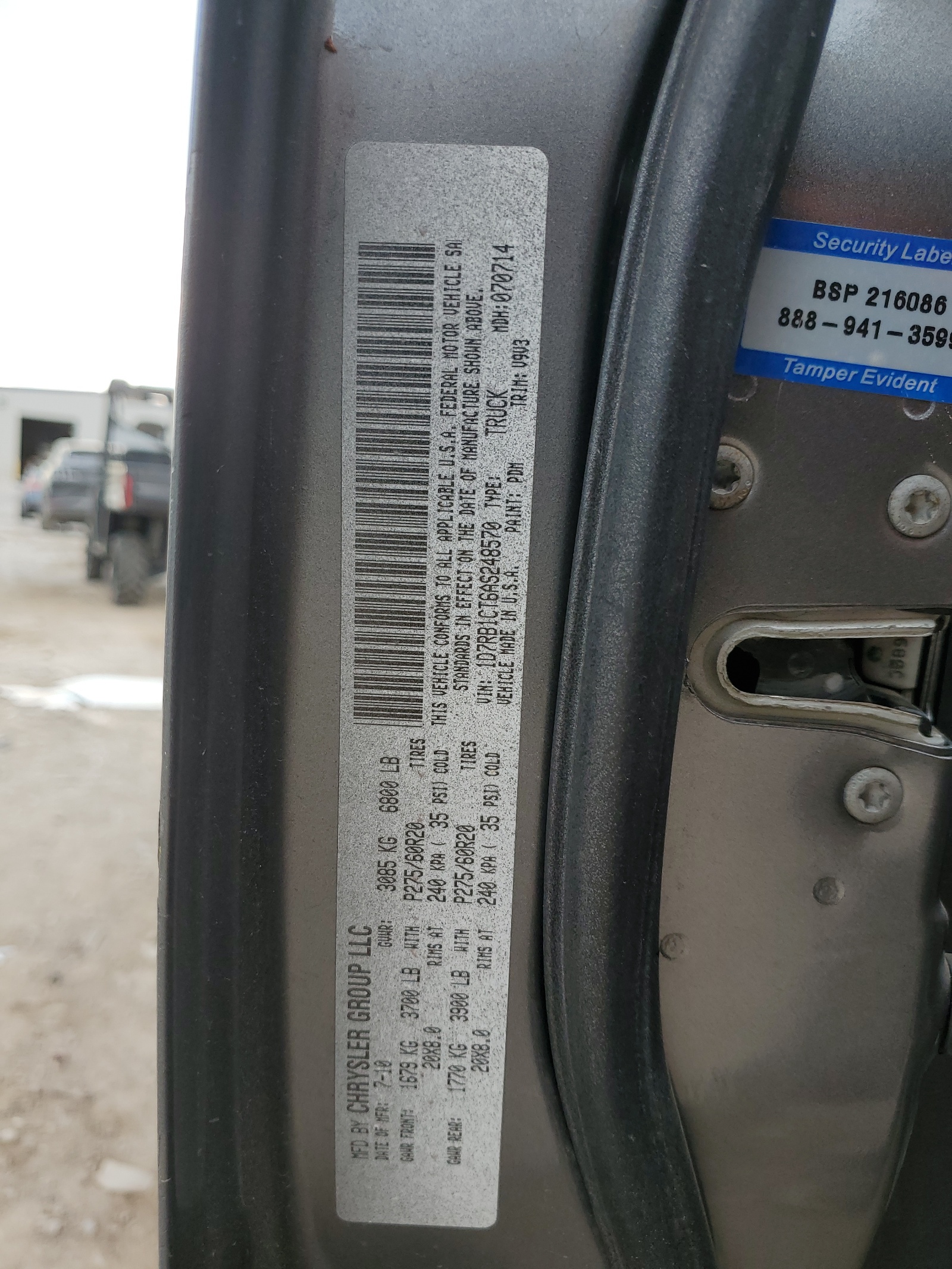 1D7RB1CT6AS248570 2010 Dodge Ram 1500