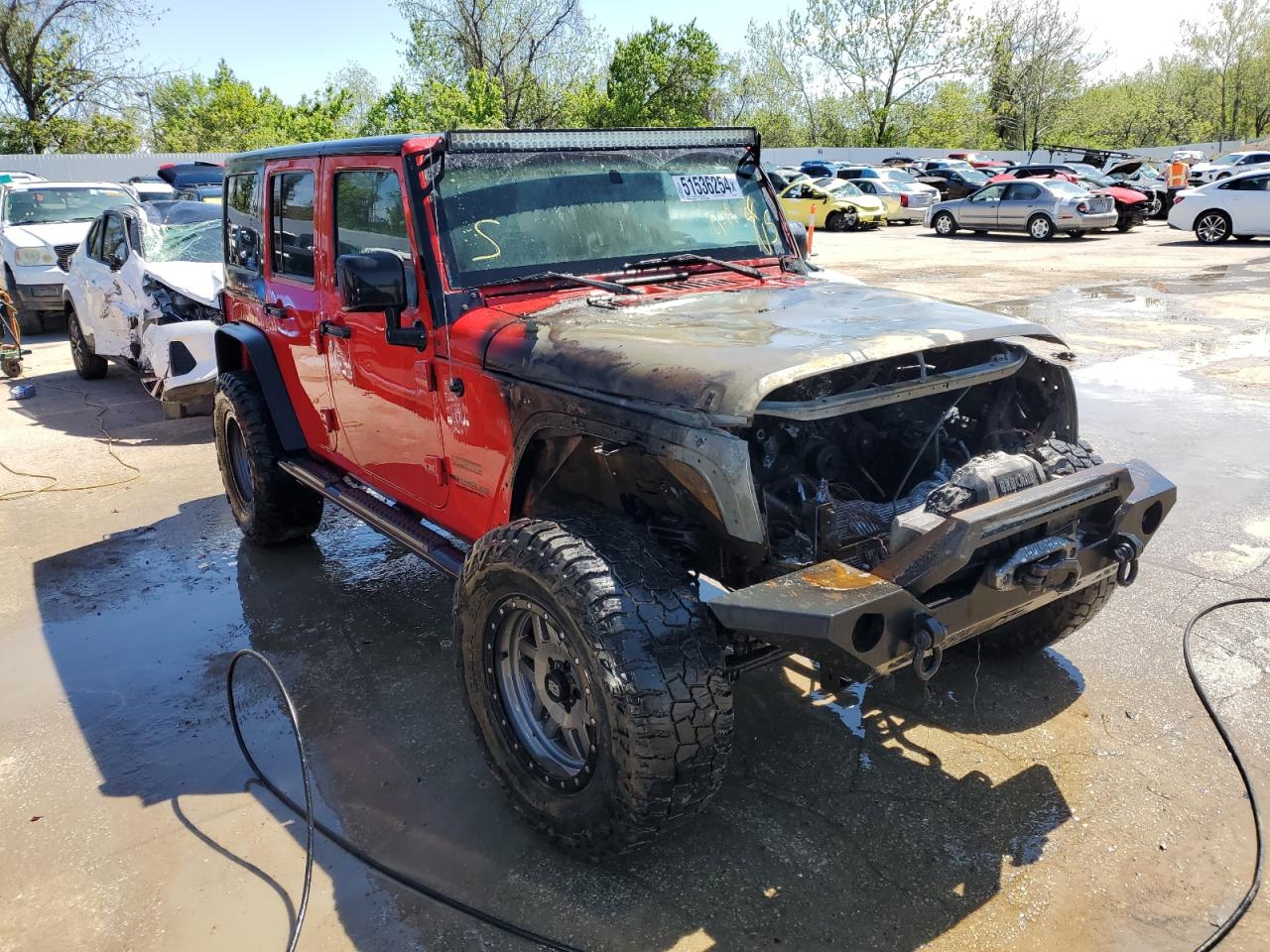 2015 Jeep Wrangler Unlimited Sport VIN: 1C4BJWDG3FL532267 Lot: 51536254