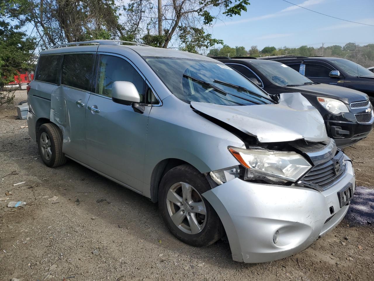 2015 Nissan Quest S VIN: JN8AE2KPXF9123647 Lot: 52329424