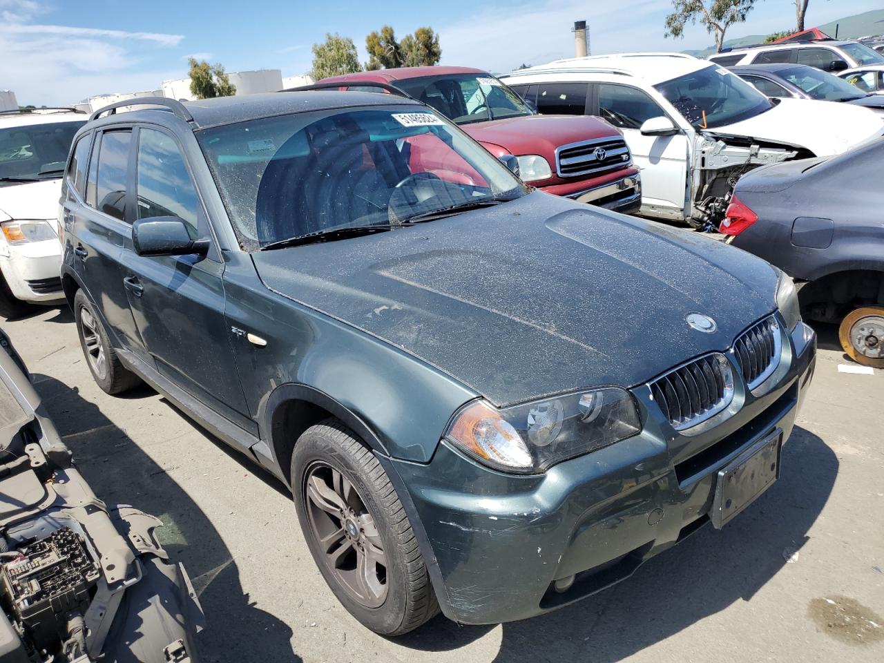 2006 BMW X3 3.0I VIN: WBXPA93426WG75892 Lot: 51485624