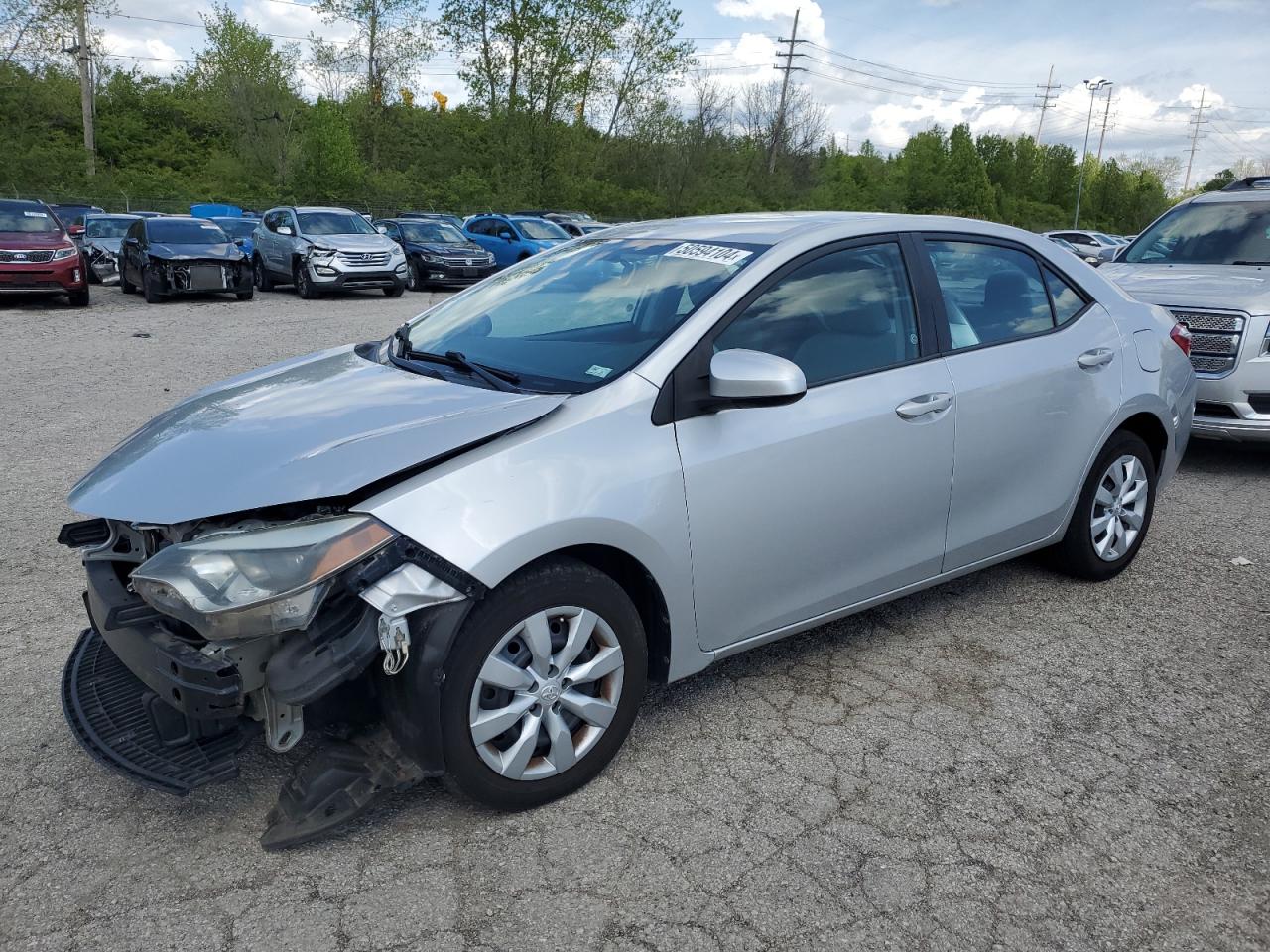 2014 Toyota Corolla L VIN: 5YFBURHE8EP070327 Lot: 50594104