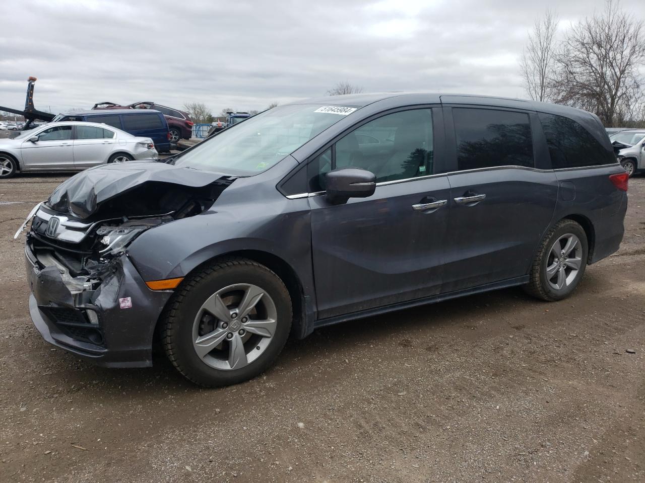 2018 Honda Odyssey Exl VIN: 5FNRL6H75JB029614 Lot: 51645984