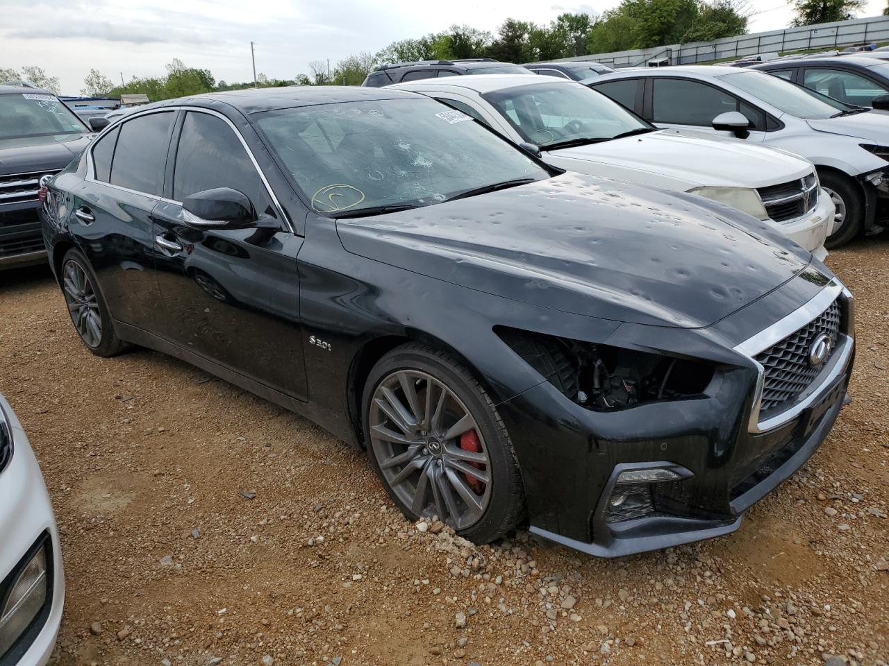 2019 Infiniti Q50 Red Sport 400 VIN: JN1FV7AR7KM800245 Lot: 50447364