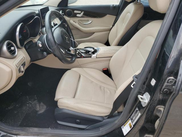 Седани MERCEDES-BENZ C-CLASS 2016 Чорний