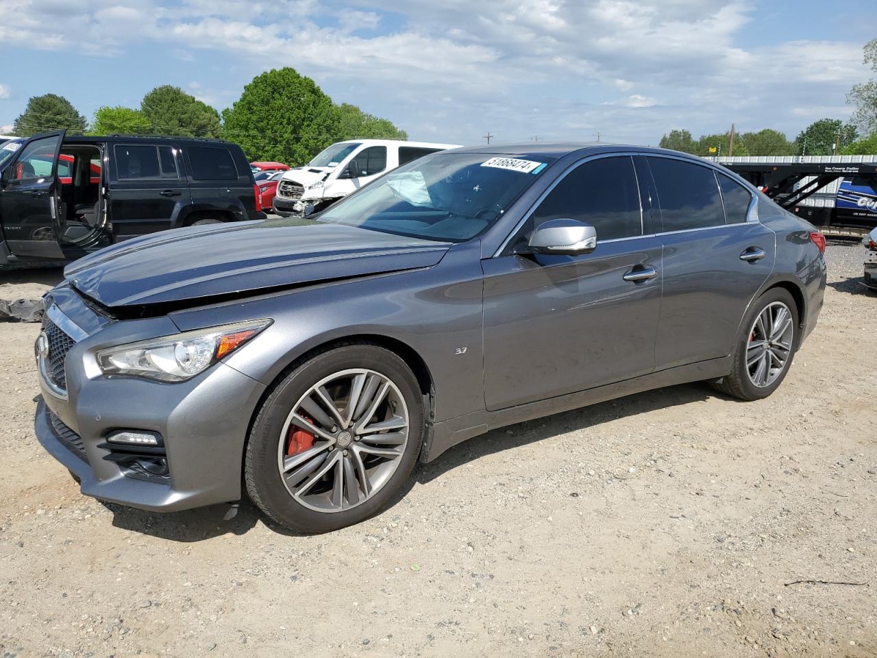 2014 Infiniti Q50 Base VIN: JN1BV7AR2EM704185 Lot: 51868474