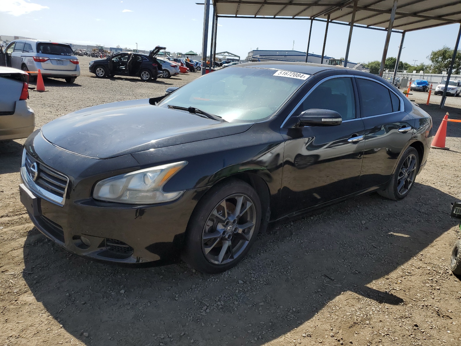 2012 Nissan Maxima S vin: 1N4AA5AP5CC832596