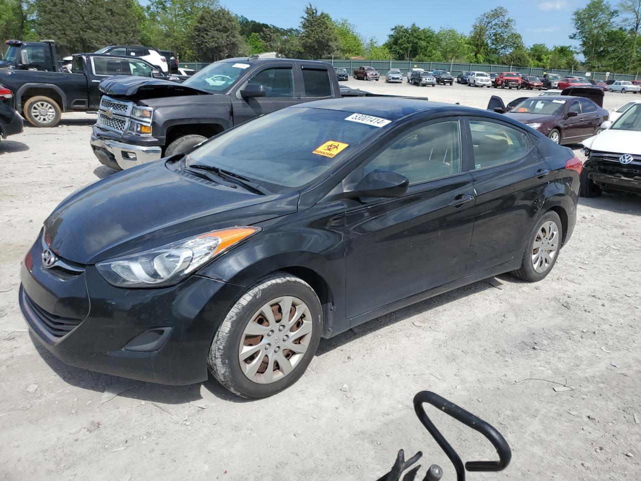 KMHDH4AE6DU557999 2013 Hyundai Elantra Gls