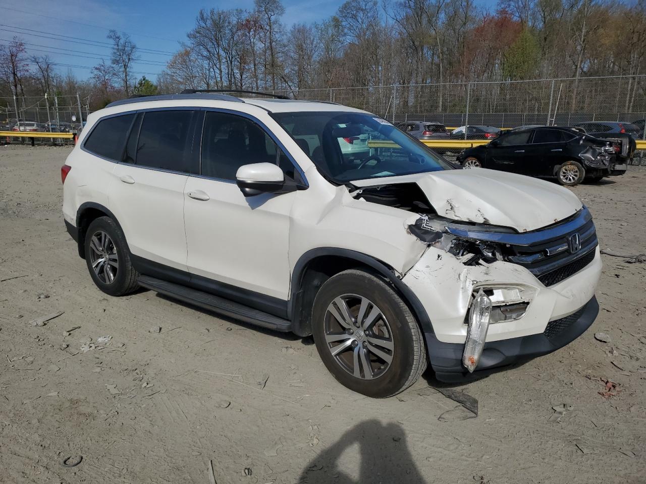 2017 Honda Pilot Exl VIN: 5FNYF5H51HB012301 Lot: 50496944