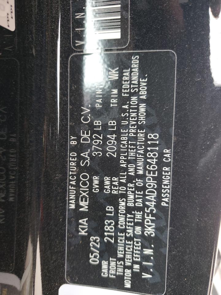 3KPF54AD9PE648118 2023 Kia Forte Gt Line