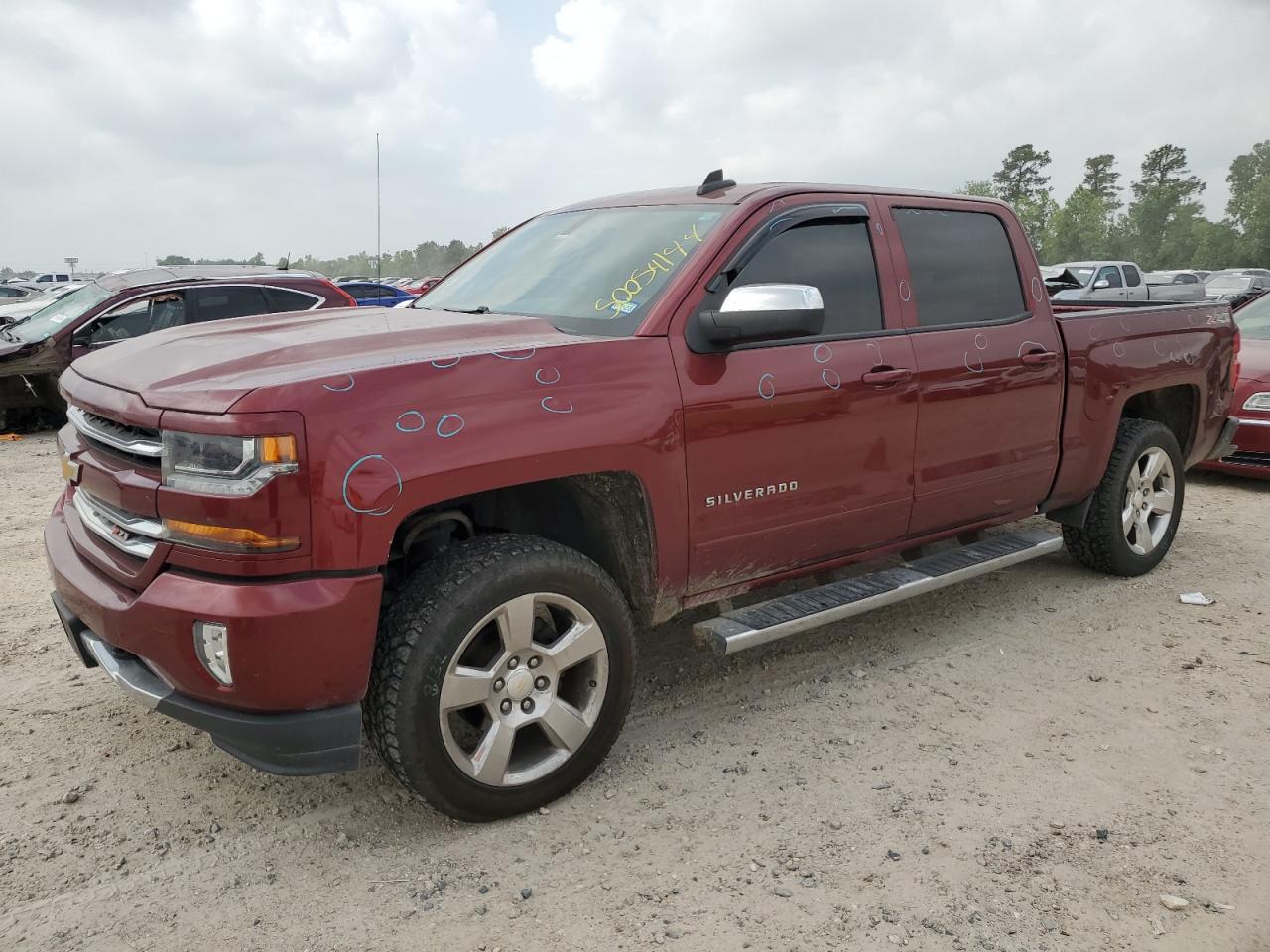 2017 Chevrolet Silverado K1500 Lt VIN: 3GCUKRECXHG210146 Lot: 50054144