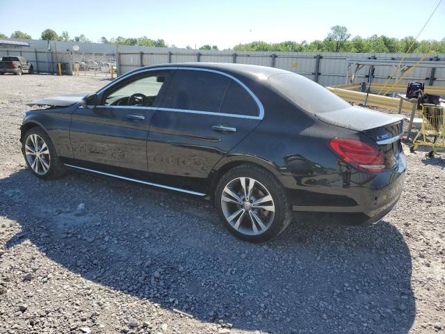 Седани MERCEDES-BENZ C-CLASS 2016 Чорний