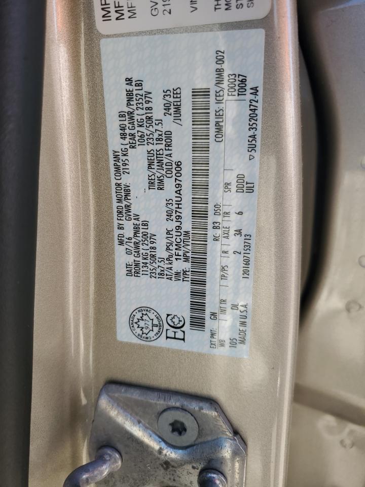 1FMCU9J97HUA97006 2017 Ford Escape Titanium