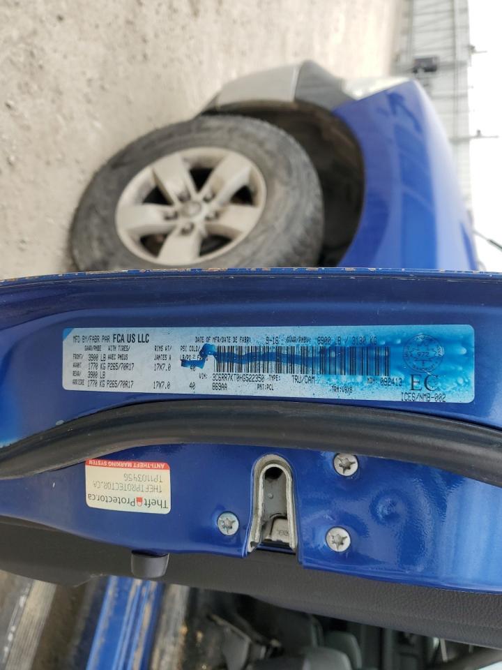 2017 Ram 1500 St VIN: 3C6RR7KT0HG522350 Lot: 51715944