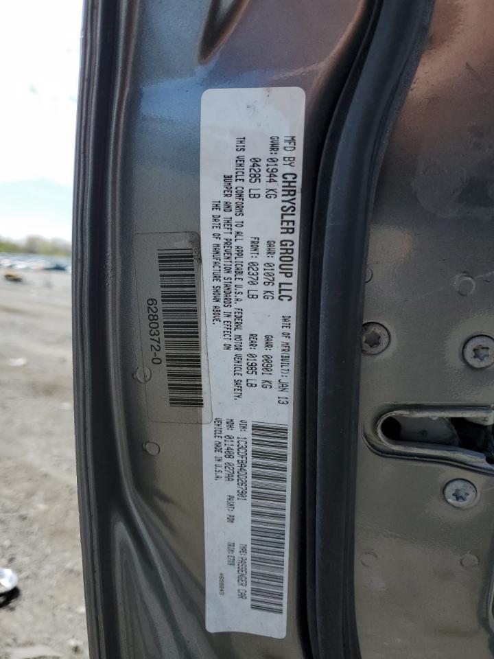 2013 Dodge Dart Sxt VIN: 1C3CDFBA4DD267901 Lot: 52391744