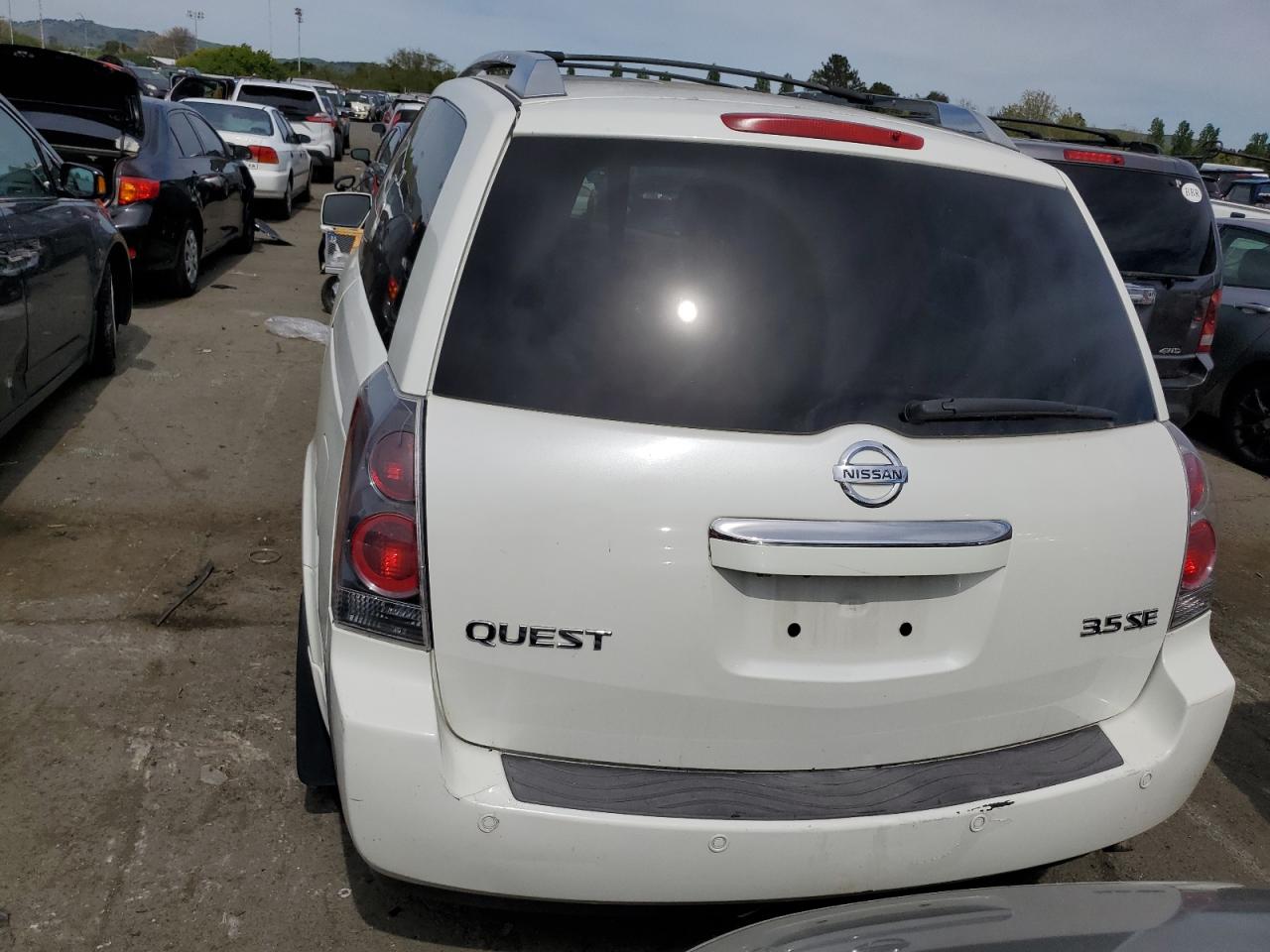 5N1BV28U47N139649 2007 Nissan Quest S