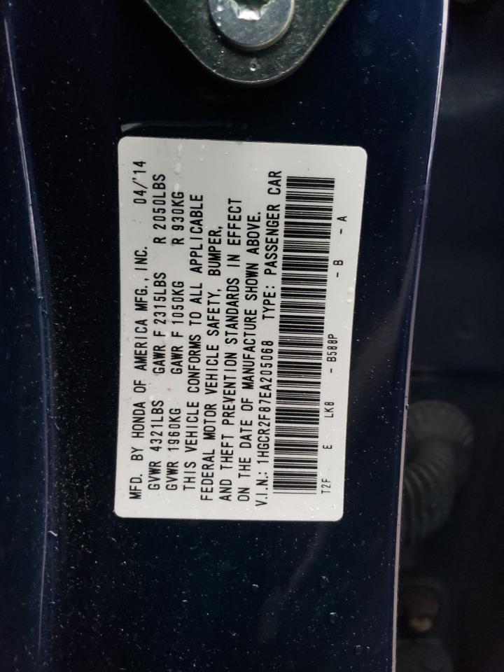 1HGCR2F87EA205068 2014 Honda Accord Exl