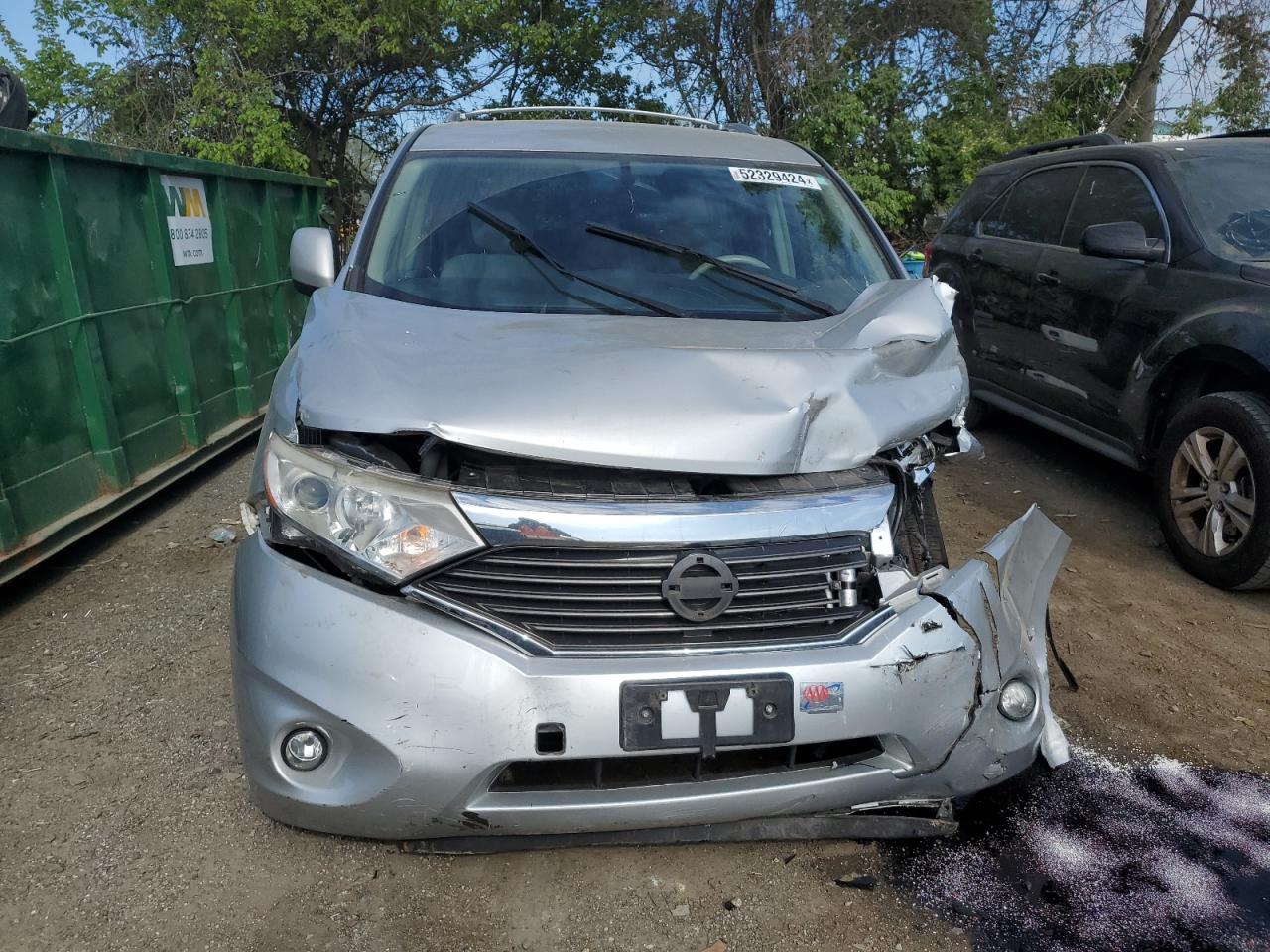 2015 Nissan Quest S VIN: JN8AE2KPXF9123647 Lot: 52329424