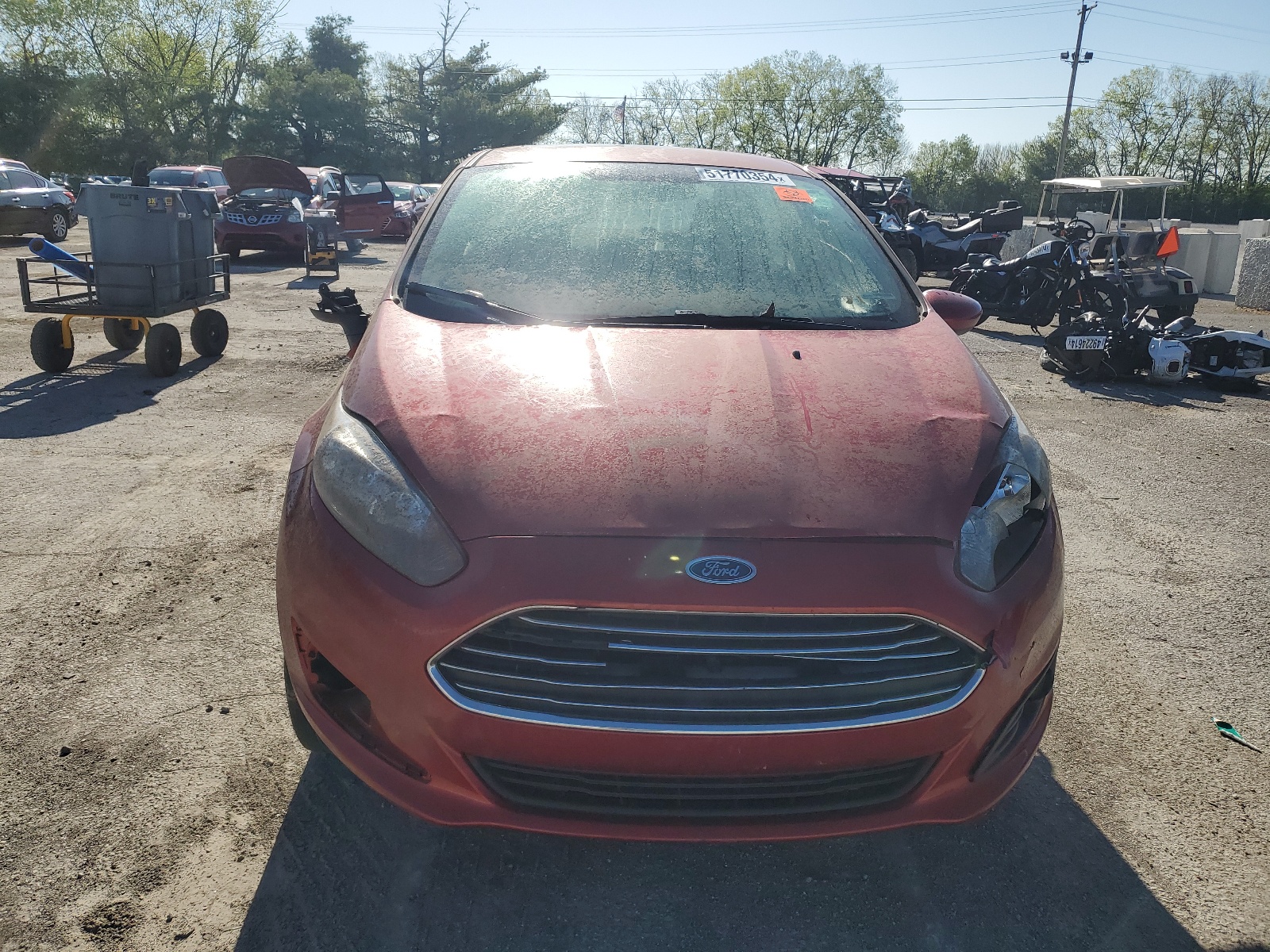 2019 Ford Fiesta Se vin: 3FADP4BJ0KM161223