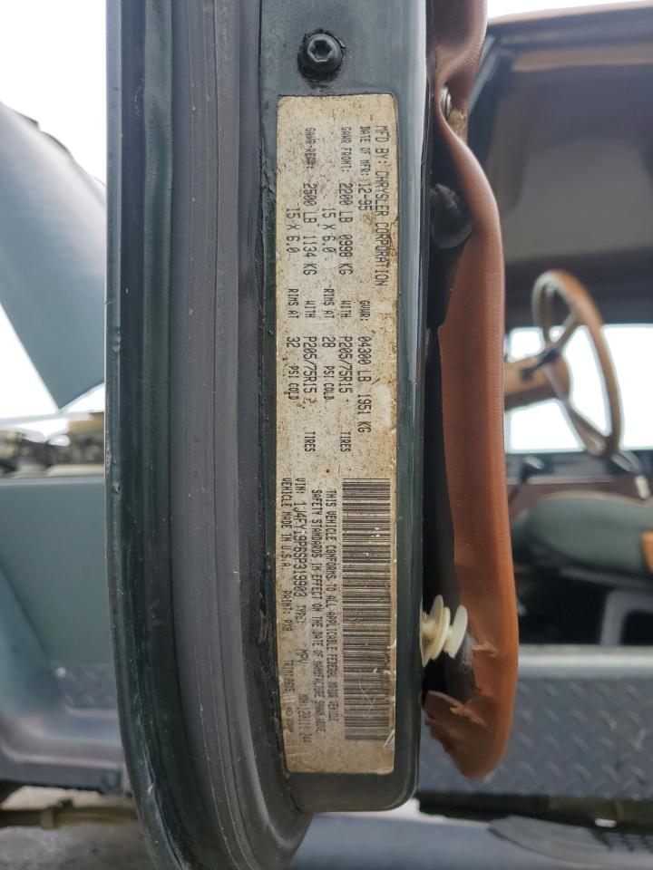 1995 Jeep Wrangler / Yj Sahara VIN: 1J4FY49S7SP230217 Lot: 50462054