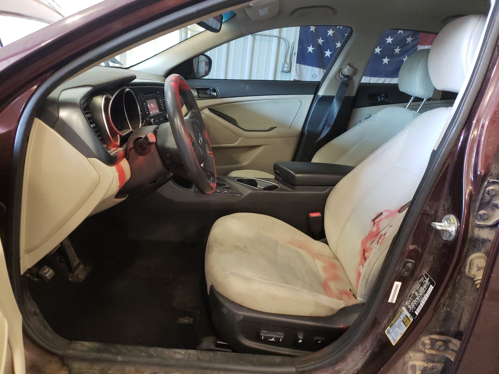 5XXGM4A72EG341184 2014 Kia Optima Lx