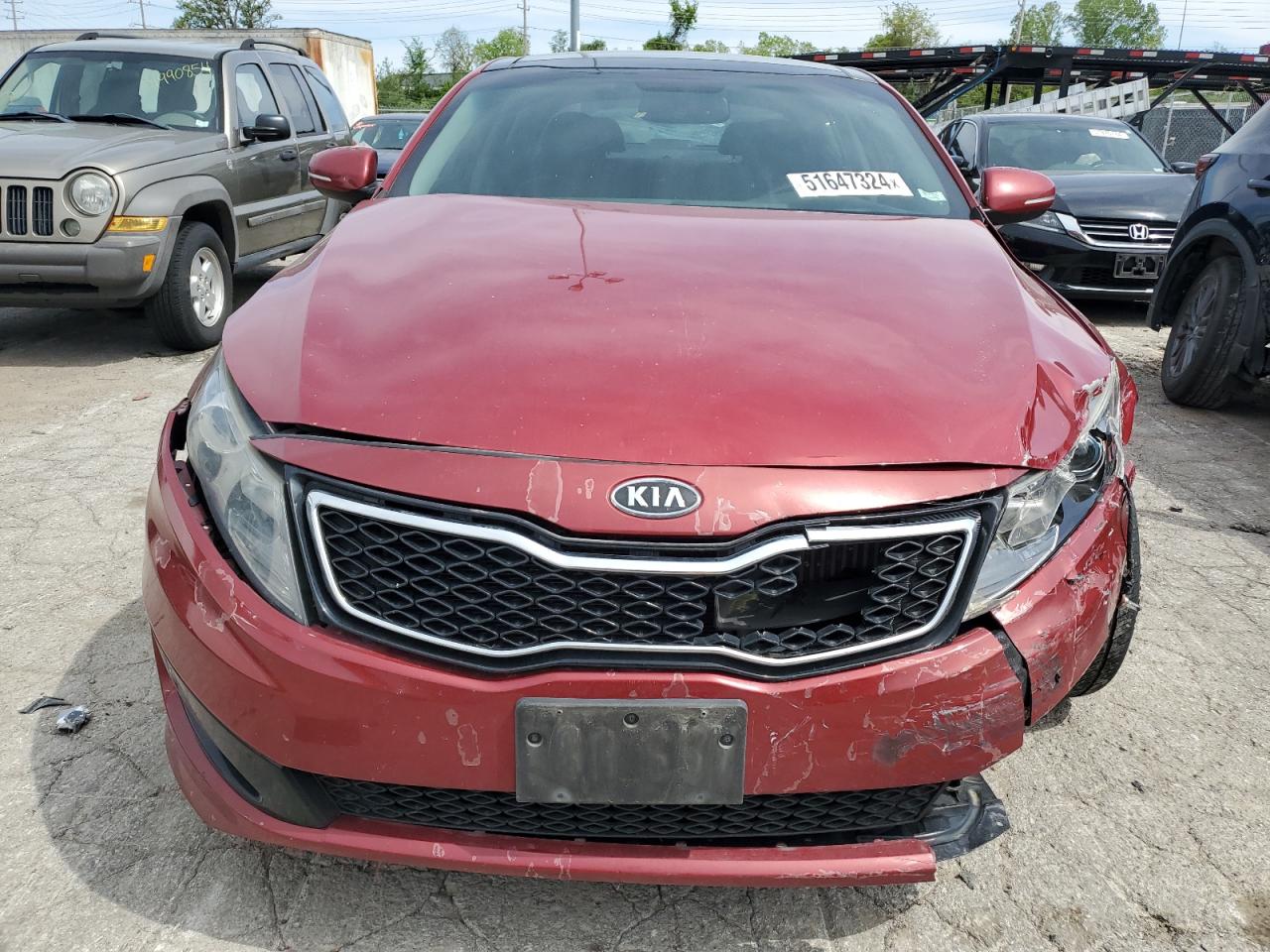 2012 Kia Optima Sx VIN: 5XXGR4A64CG070859 Lot: 51647324