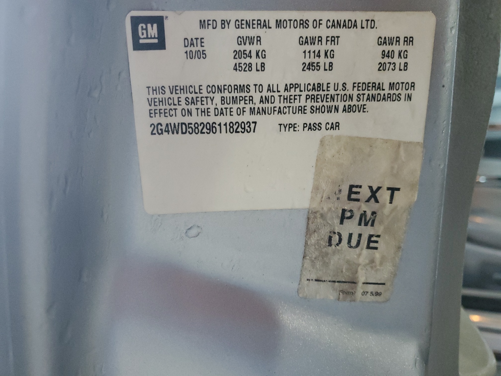 2G4WD582961182937 2006 Buick Lacrosse Cxl