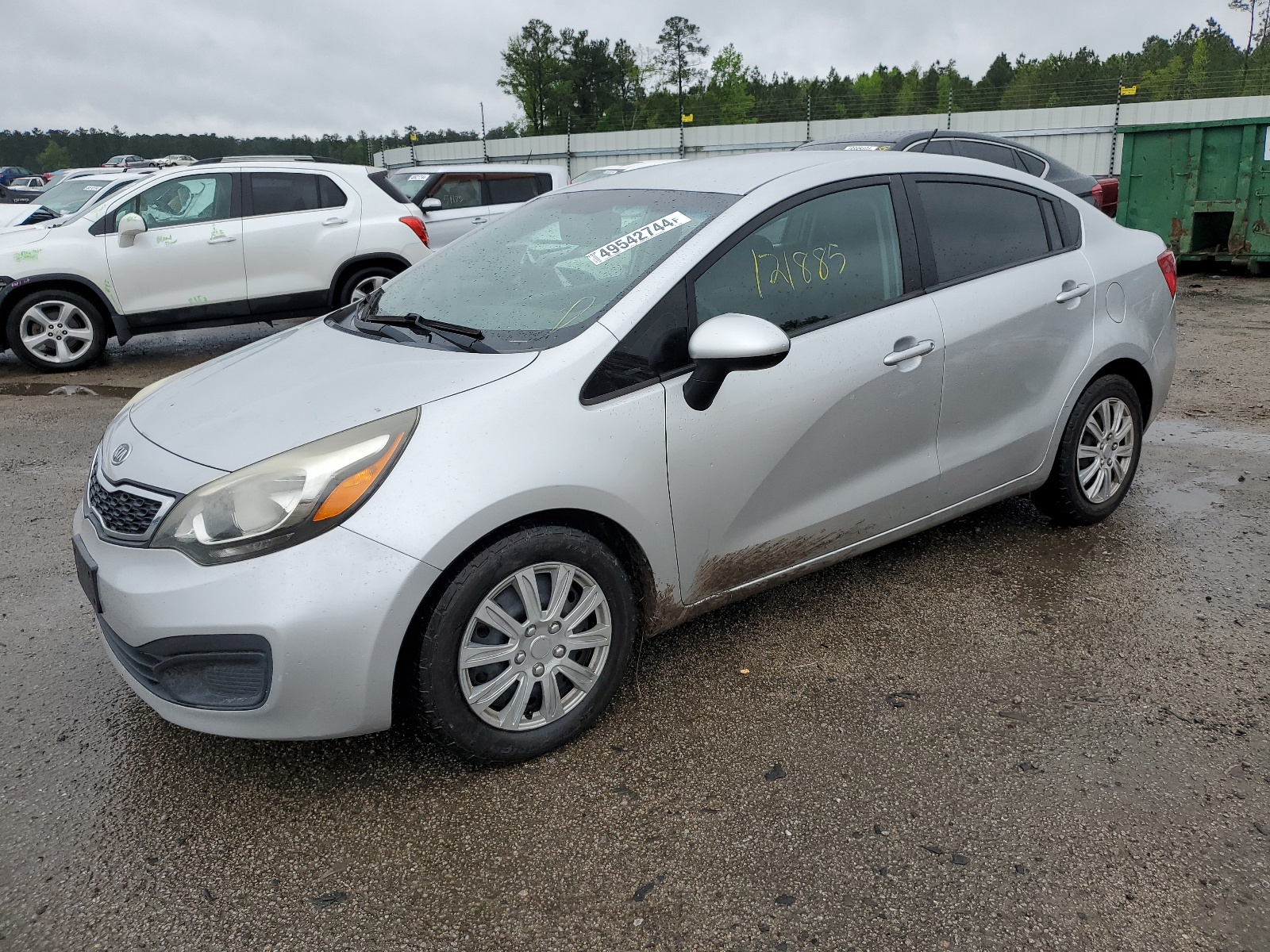 2013 Kia Rio Ex vin: KNADN4A33D6229694