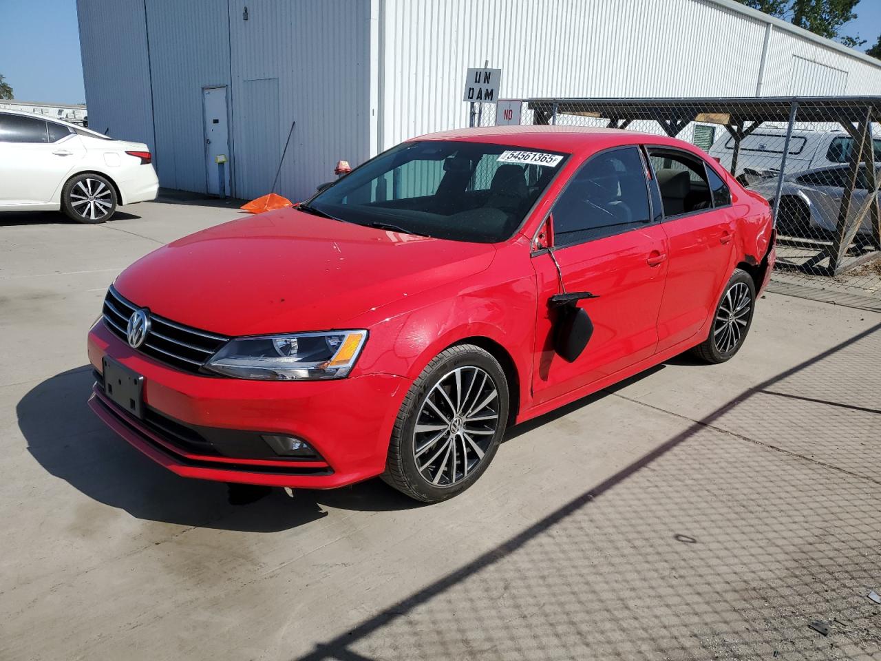 2016 Volkswagen Jetta Sport на продаже в Sacramento, CA - Side