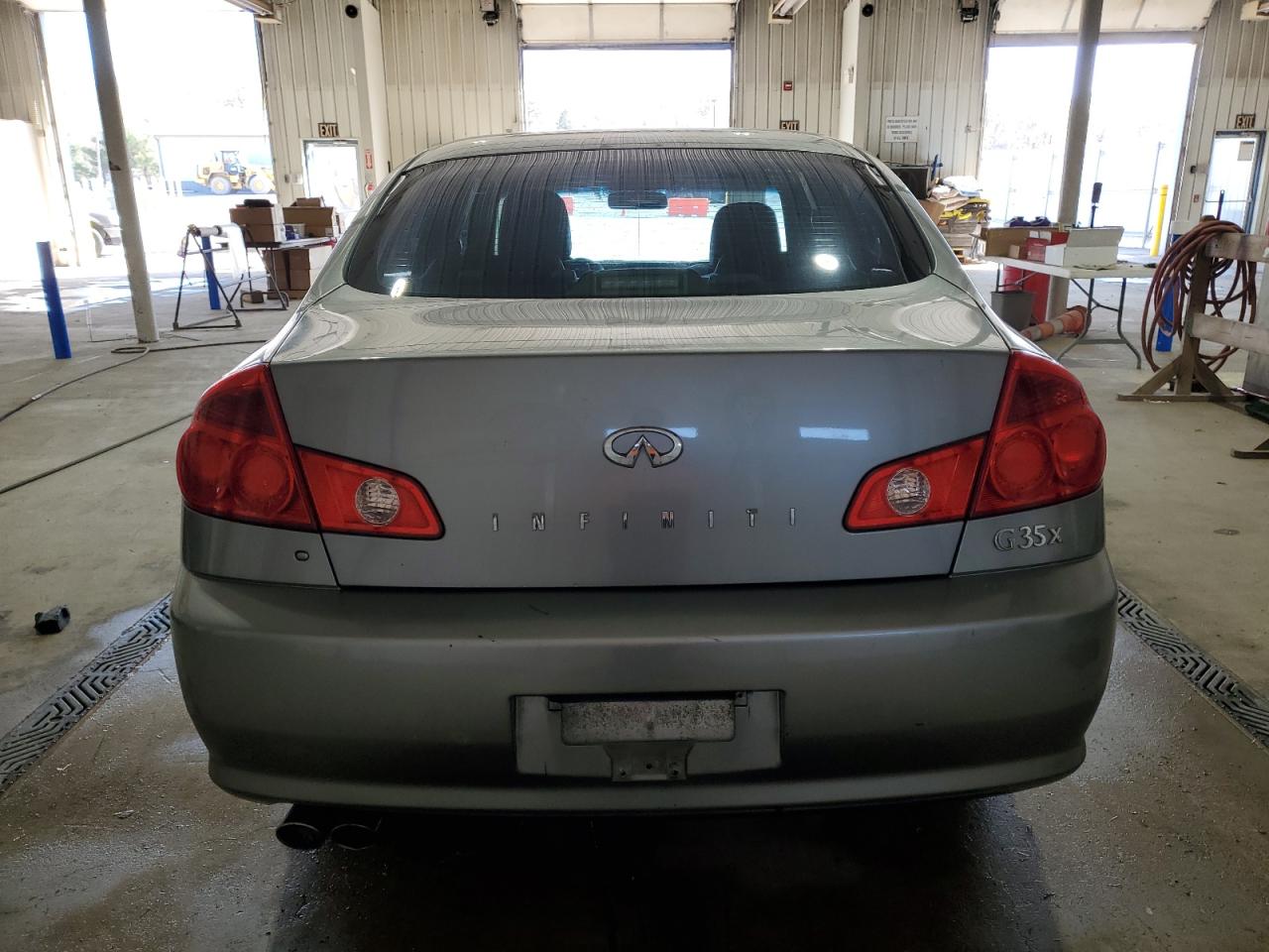 2006 Infiniti G35 VIN: JNKCV51F36M610926 Lot: 53674655